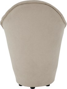 Fotel tárhellyel, bézs/barna, PERSI