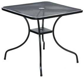 ROJAPLAST Kerti asztal fémből ZWMT-80 x 80 cm