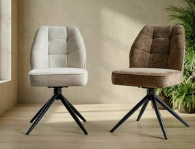 John Raven forgatható étkezőszék latte/fekete