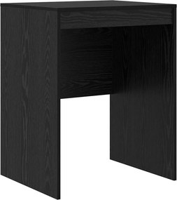vidaXL Asztal Fekete tölgy 60 x 50 x 76 cm