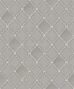 Vinyl Tapéta A Fürdőszobába Szürke Lóhere Csempe