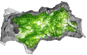 Fali matrica lyuk a falban Zöld erdő nd-b-103615746