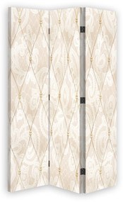 Gario Paraván Serene bézs Méret: 145 x 170 cm, Kivitelezés: Forgó paraván 360°