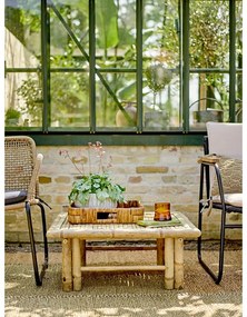 Szürke-bézs kerti fotel Mundo – Bloomingville