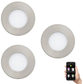 Eglo Eglo 900111-KÉSZLET 3x LED Dimmelhető fürdőszobai lámpa FUEVA-Z LED/2,8W/230V IP44 EG900111