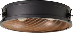Brilliant - Mennyezeti lámpa ZOIS 2xE27/28W/230V átm. 42 cm fekete