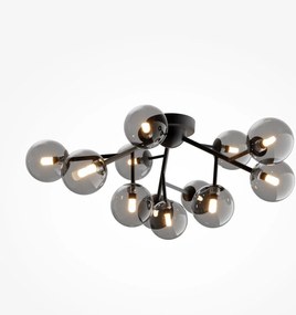Maytoni modern mennyezeti lámpa dallas matt fekete mymod545cl-12b