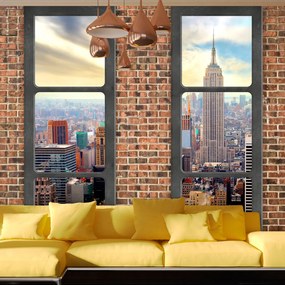 Öntapadó fotótapéta - The view from the window: New York, több méretben is (ez 98x70 cm)