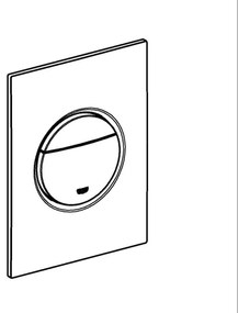 GROHE 37601P00 - NOVA COSMOPOLITAN S öblítő nyomólap 130 × 172 mm króm