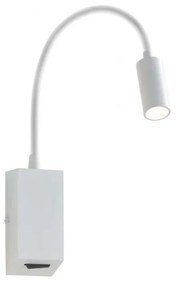 Redo 01-1193 - LED Rugalmas kicsi lámpa HELLO LED/3W/230V fehér