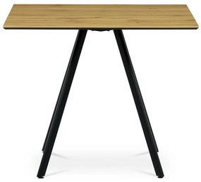 Tölgy Laminált Étkezőasztal 90×90 cm. HT-R5190 OAK