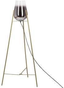 Aranyszínű fém állólámpa 133 cm MENA Beliani