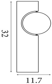 Searchlight 44521SM - Mennyezeti lámpa RADIANCE 3xE27/60W/230V Ø 37,5 cm fekete
