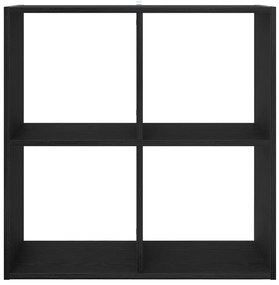 Könyvespolc Fekete Tölgy 68,5x32x68,5 cm Mérnöki Fa