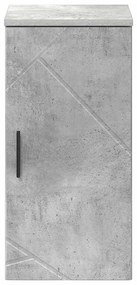 Fürdőszoba Székény Beton szürke 30 x 31.5 x 61 cm Faanyag