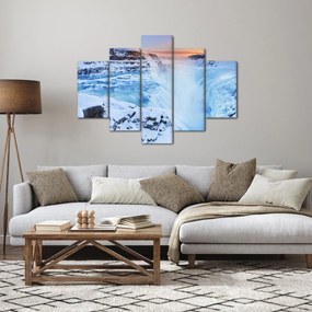 Kép - Hideg vízesések (150x105 cm)