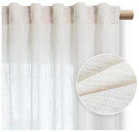 Krémszínű függöny 140x270 cm Valeta – Restilo