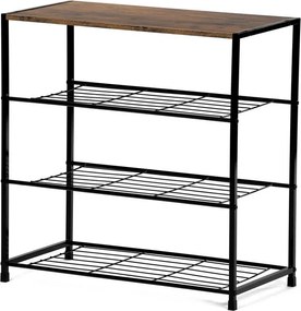 Cipőtartó természetes fa színben GD-414 OLW