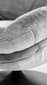 Shell forgófotel szürke