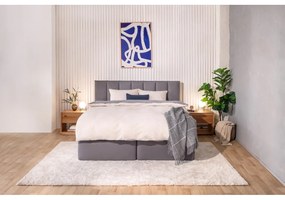 Szürke boxspring ágy 180x200 cm Olia Bold Line – Bonami Selection