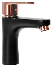 Fürdőszobai csaptelep REA MILD Black Rose-Gold Low