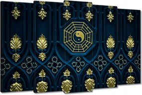 Festmények 150x95 Absztrakt Arany harmónia