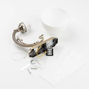 Brilagi - Fali lámpa CLASSIC 1xE27/60W/230V réz