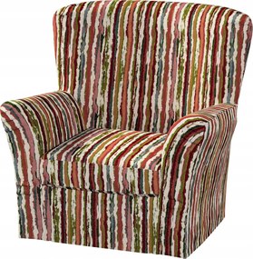 Tomelilla magas fotelhuzat Ikea könyvjelzőkkel, zöld