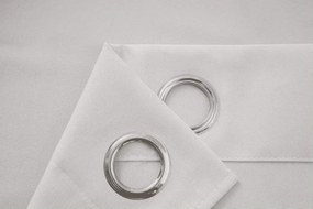 Függöny OXFORD LIGHT 140x250 cm, fehér Felfüggesztés: Hullámos sínszalag