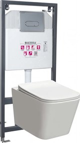 Tinos Pacific Chrome falba építhető WC tartály szett