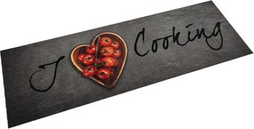vidaXL cooking feliratos mosható bársony konyhaszőnyeg 60 x 180 cm