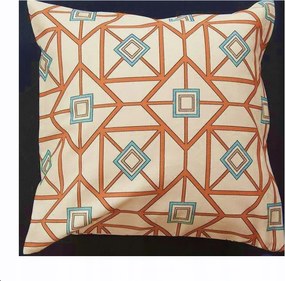 Mg Geo Narancssárga Len cipzáras párnahuzat