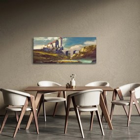 Kép - Középkori vár (120x50 cm)