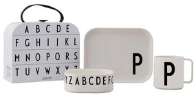 Design Letters gyerek reggeliző készlet Classics in a suitcase P 4 db