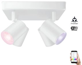 WiZ - LED RGBW dimmelhető spotlámpa IMAGEO 4xGU10/4,9W/230V fehér Wi-Fi 8719514554559