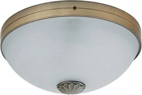 Beltéri mennyezeti lámpa e27 2x60w bronz orchidea