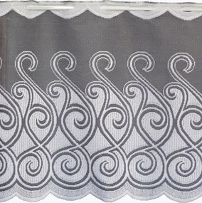 Mg Irigység jacquard fehér 4002 300x40cm lengyel M