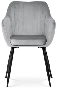 Szürke Bársony Étkezőszék. PIKA SIL4