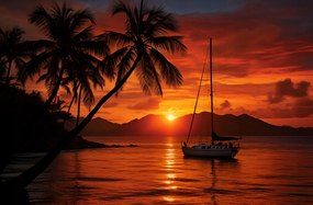 Poszter 86,4x56,8cm Trópusi Nyugat