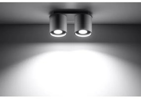 Sollux SL.0055 - Spotlámpa ORBIS 2 2xGU10/40W/230V szürke