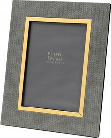Szürke Arany Képkeret 10x15cm Velúr