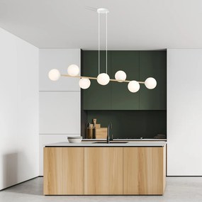 Emibig modern függeszték gravity fehér arany emi1242/8
