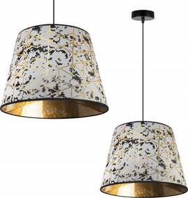 Mennyezeti Lámpa Lógó Csillár Glamour Egyetlen Lámpabúra Arany Az Asztal Felett