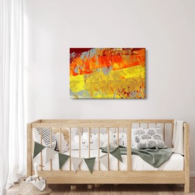 Absztrakció kép - festmény (90x60 cm)