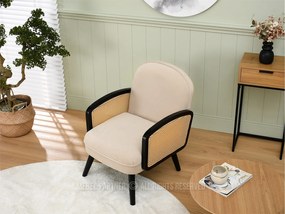 Fotel Will (bézs + fekete). 1110476