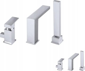 Kádtöltő Csaptelep 3 Lyukú Kád Nova Álló Zuhany Csaptelep Króm