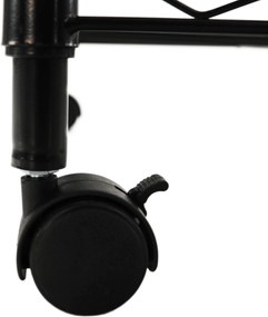 Mozgatható akasztó, fekete, VERDONE