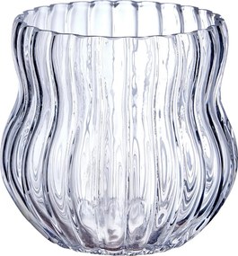PEARL üveg váza ,Ø13 cm