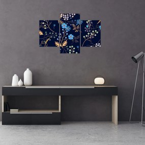 Kép - Őszi virágok (90x60 cm)