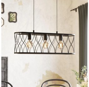 Eglo 43554 - Csillár zsinóron GILTSPUR 3xE27/40W/230V